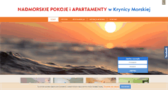 Desktop Screenshot of krynicamorska.com.pl